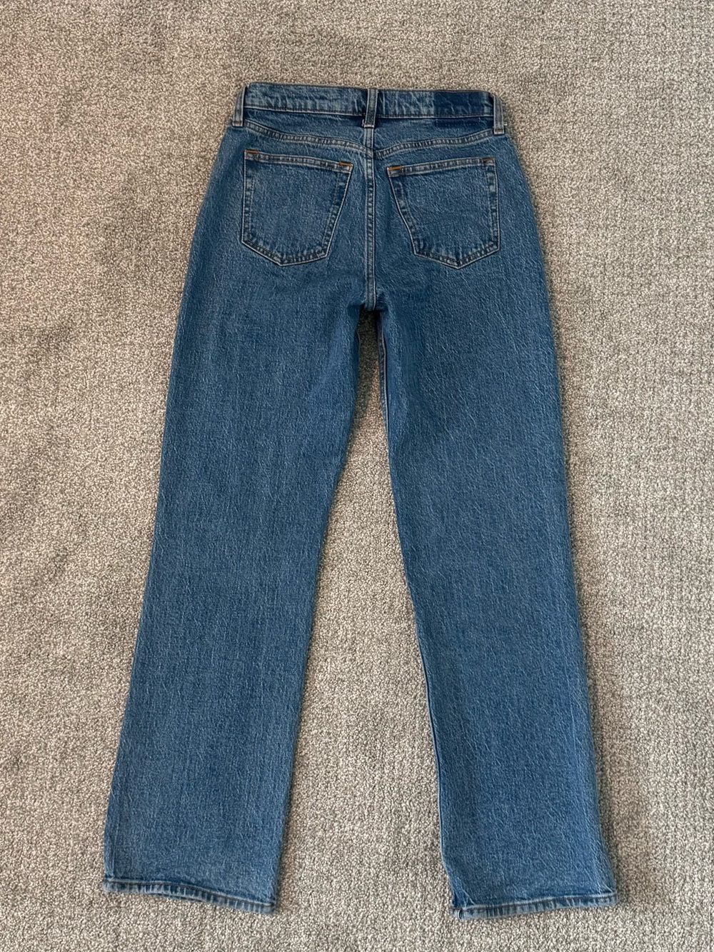 Abercrombie Baggy 24 short Lowrise Women's Dark Blue Jeans - Picture 5 of 6